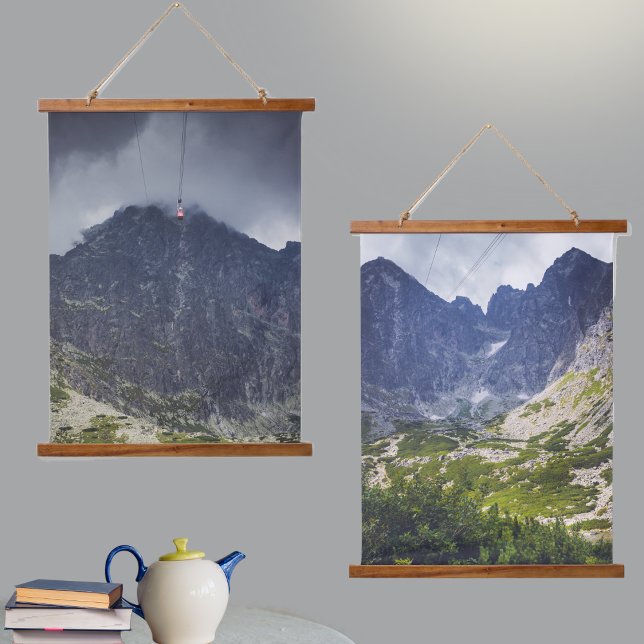 Blue mountains peaks and a valley hanging tapestry (Creator Uploaded)