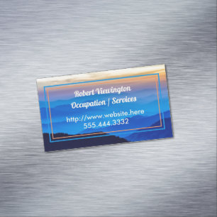 Blue Mountains Professional Services Magnetic Business Card