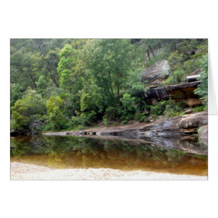 blue mountains reflect