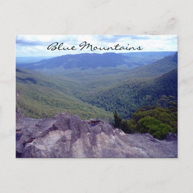 blue mountains scenery postcard (Front)