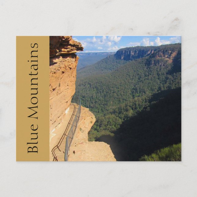 blue mountains trail postcard (Front)