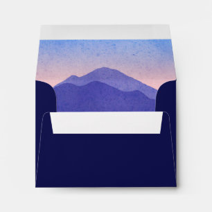 Blue Mountains Wedding RSVP Envelope