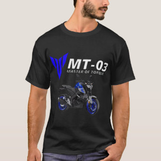 Blue Mt-03 Motorcycle T-Shirt