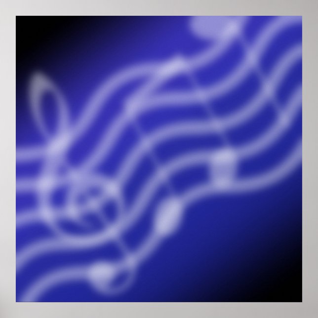 Blue Music Poster (Front)