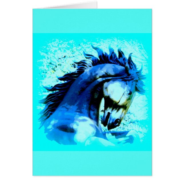 blue mustang stallion (Front)