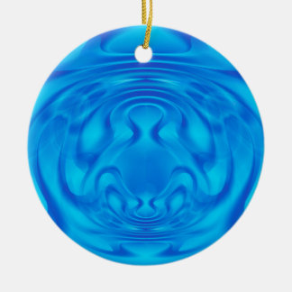 Blue Mystery Ceramic Tree Decoration