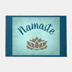 Blue Namaste Doormat