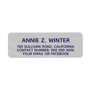 blue name + address information on pale grey
