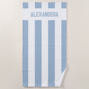 Blue Name Beach Bachelorette Bridesmaid  Beach Towel