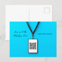 Blue Name Tag Fair