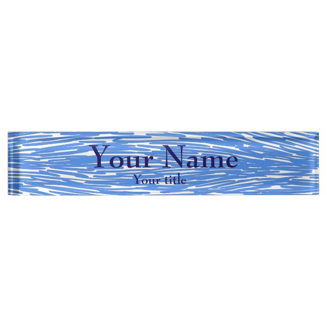 blue nameplate (Front)