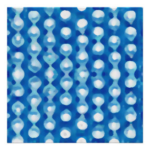 Blue Nanoparticle Pattern Photo Print