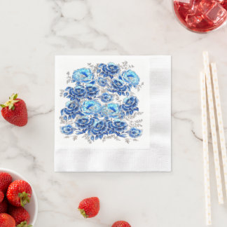 Blue napkins