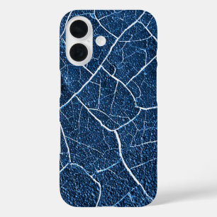 Blue Nature Abstract Pattern iPhone 16 Case