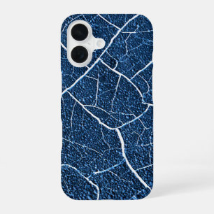 Blue Nature Abstract Pattern iPhone 16 Case