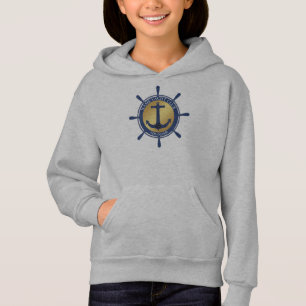 Blue Nautical Anchor yacht club boat marina Name