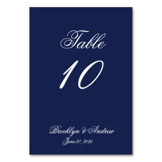 Blue Nautical Wedding Place Cards Table Cards