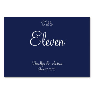 Blue Nautical Wedding Place Cards Table Cards