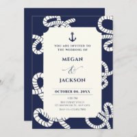 Blue navy anchor wedding 