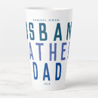 Blue Navy Meaningful Father's Day Ocean Modern DAD