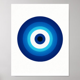 Blue Nazar Wall Art – Shield Your Space in Style