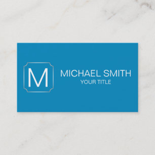 Blue (NCS) colour background Business Card