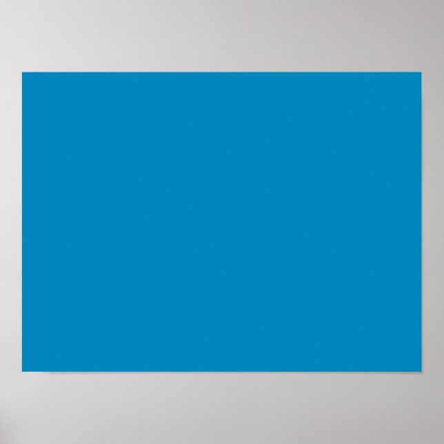 Blue (NCS) (solid colour)  Poster (Front)