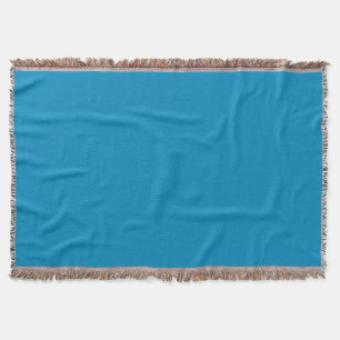 Blue (NCS)  (solid colour)   Throw Blanket