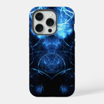 Blue Nebula Energy Fractal Art