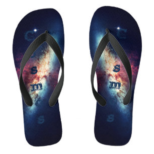 Blue Nebula Galaxy Space Cosmos Jandals