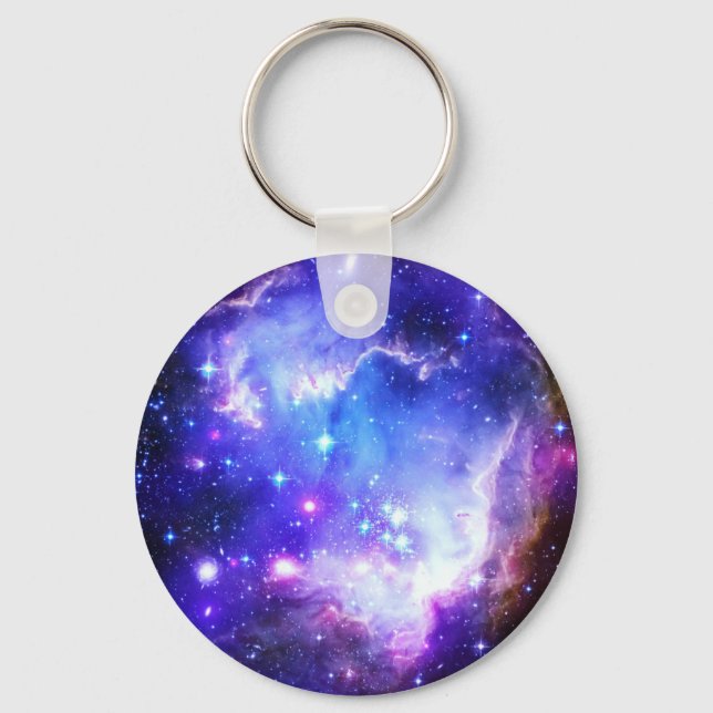Blue Nebula Key Ring (Front)