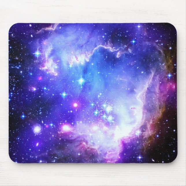Blue Nebula Mouse Pad (Front)