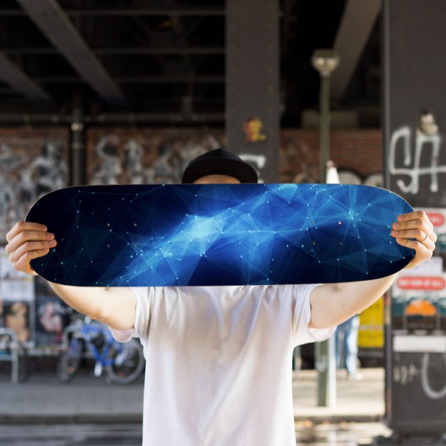 Blue Nebula Skateboard | Cosmic Galaxy Skateboard (Creator Uploaded)