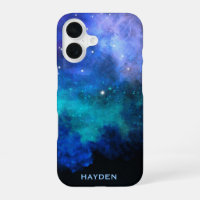 Blue Nebulous Cool Galaxy Personalised