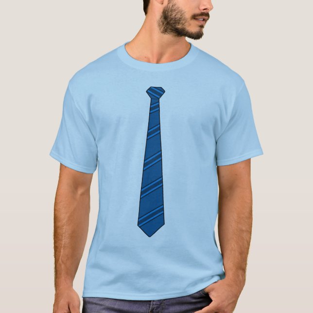 Blue Necktie Shirt (Front)