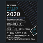 Blue Neon Baseball Bat, Baseball Camp Advertising Flyer<br><div class="desc">Blue Neon Baseball Bat,  Baseball Camp Advertising Flyers By The Business Card Store.</div>