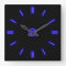 Blue Neon Clock