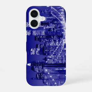 Blue New York City iPhone 16 Case