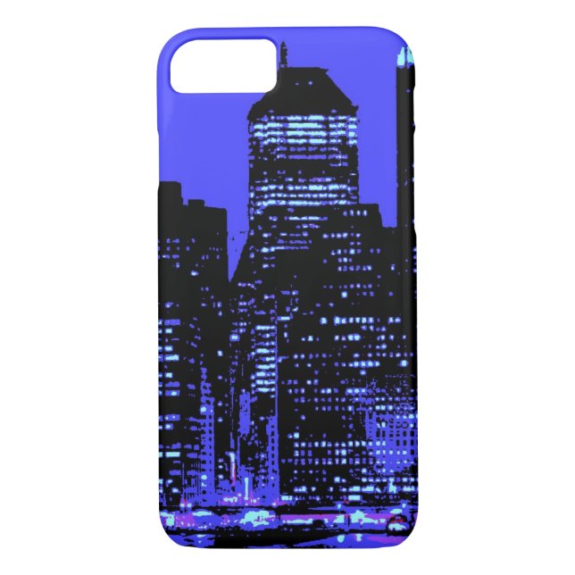 Blue New York City iPhone 7 Case (Back)