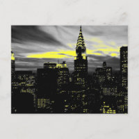 Blue New York City Night