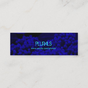Blue Night Flowers Business cards