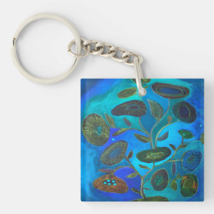 blue night key ring