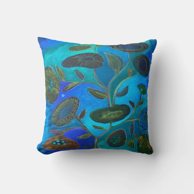 blue night keychain cushion (Front)