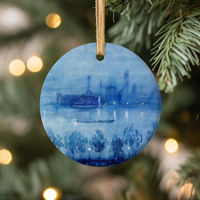 Blue Night, London | Joseph Pennell Ceramic Tree Decoration (Creator Uploaded)