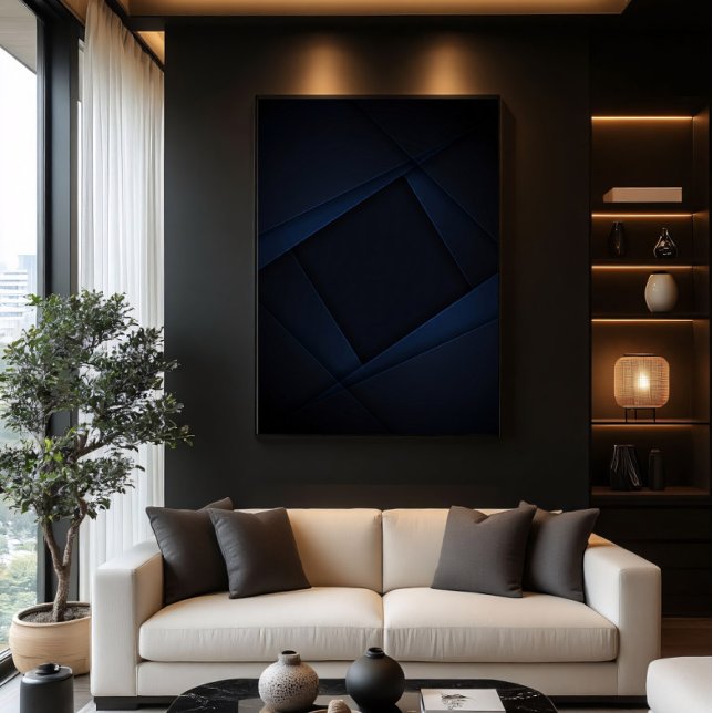 Blue Night Structure Poster (Creator Uploaded)