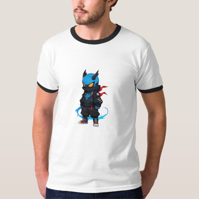 Blue Ninja T-Shirt (Front)