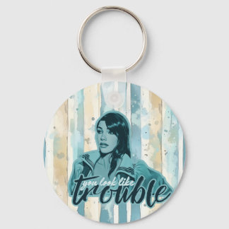 Blue Noir Neve Keychain