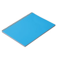 Blue Notebook | Bright Minimal Spiral Journal