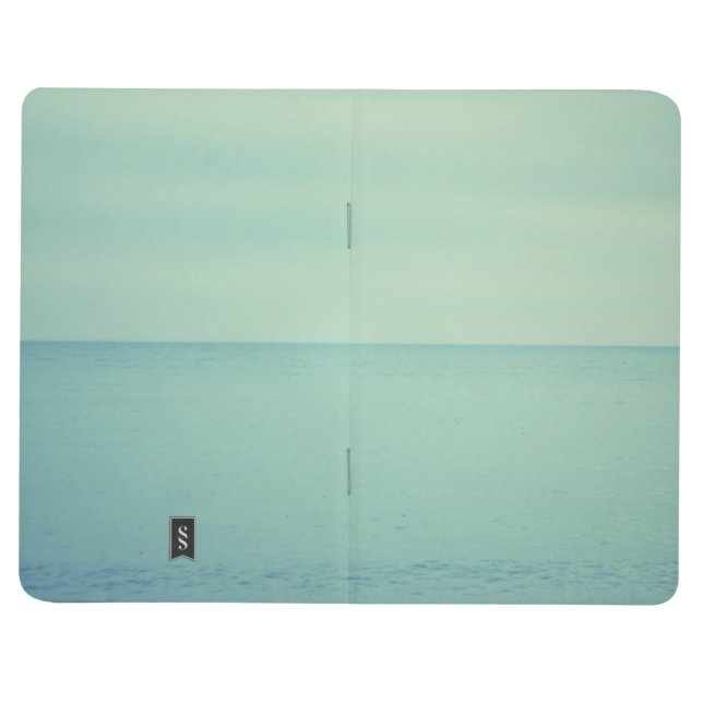 Blue Notebook moleskine style office school (Outside)