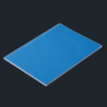 Blue Notebook Spiral Notebook Journal Pad | A5<br><div class="desc">Clean blue spiral notebook for notes, journalling, school, work, and everyday organisation in sleek modern style. Bring calm, clarity, and productivity into your day with this elegant blue notebook design. Featuring a clean minimalist cover, this blue notebook is perfect for students, professionals, writers, and planners who love stylish simplicity. The...</div>